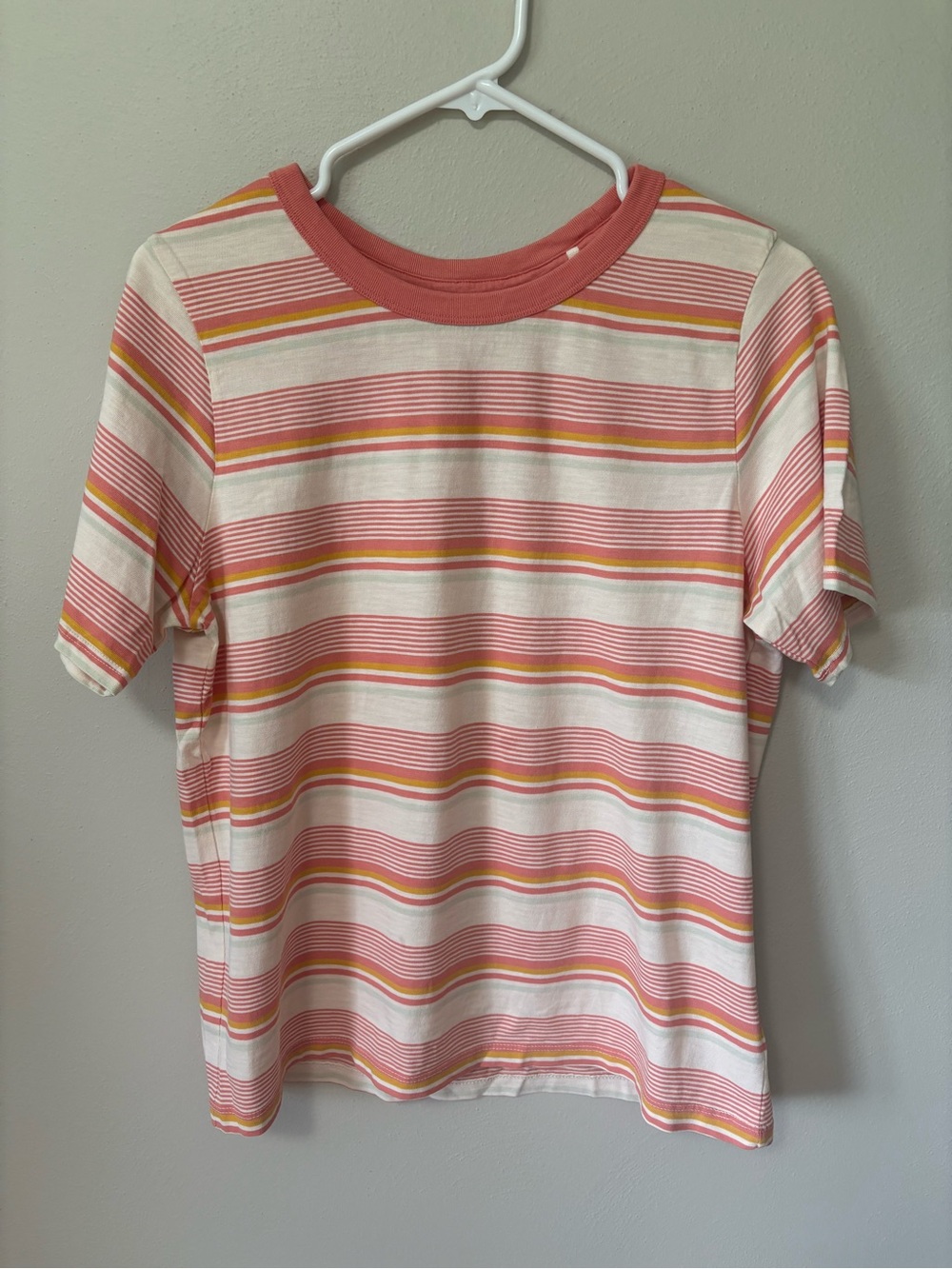 Faherty Sunwashed Tshirt Organic Cotton Medium Stripes
